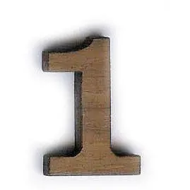 Large Peel-N-Stick Single Numbers 1