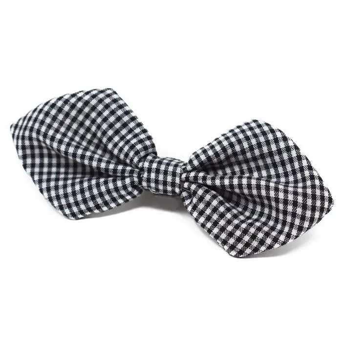 Modern Beast | Bow Tie In Black Gingham 1