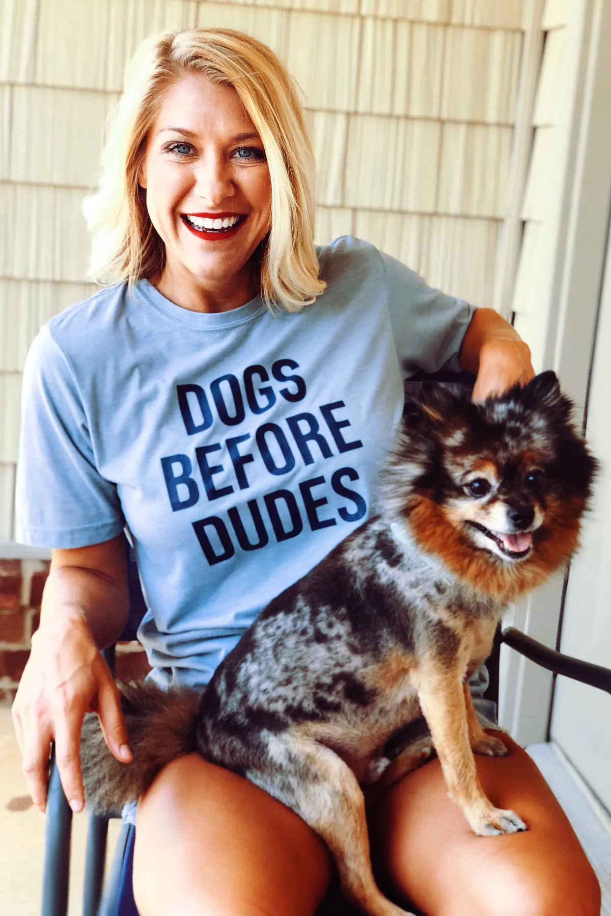 Nellie Mae | Dogs Before Dudes Tee 1