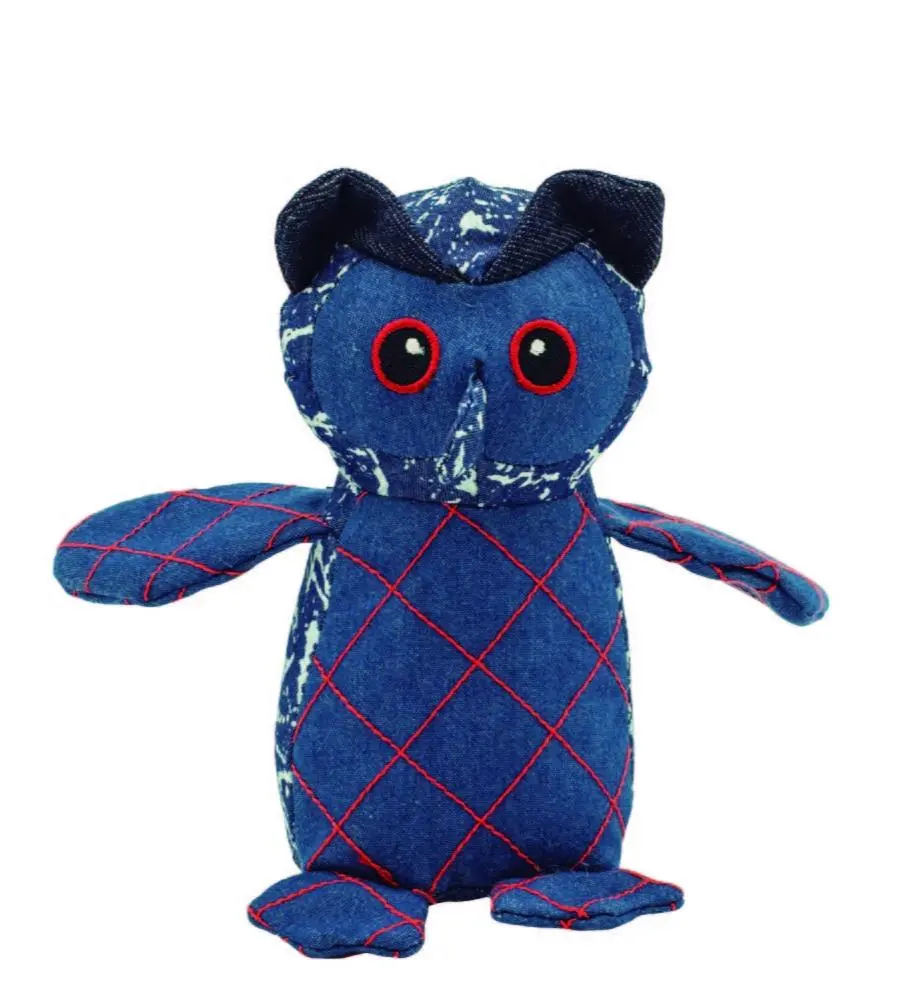 New Wish | Denim Owl Toy 1
