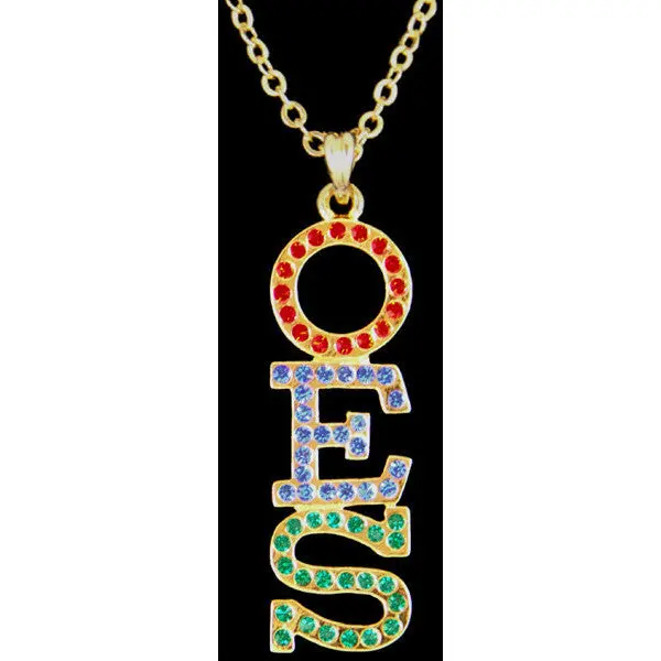 Order Of The Eastern Star Bling Pendant 1