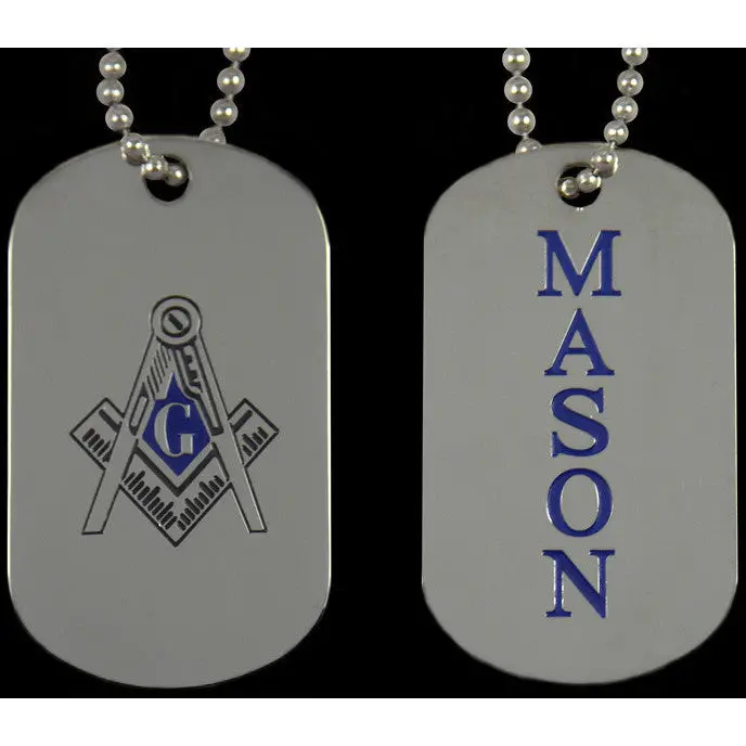 Mason Double Sided Dogtag 1
