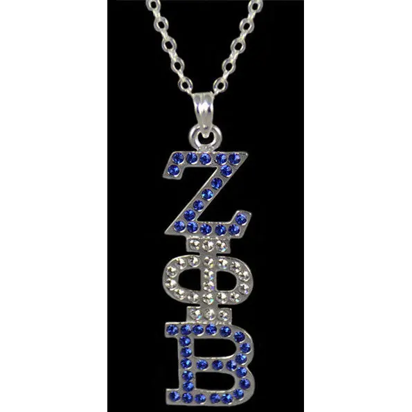 Zeta Phi Beta Bling Pendant 2 1