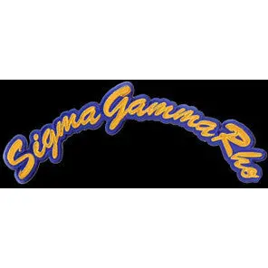 Sigma Gamma Rho Large Tackle Twill Rocker Patch 2