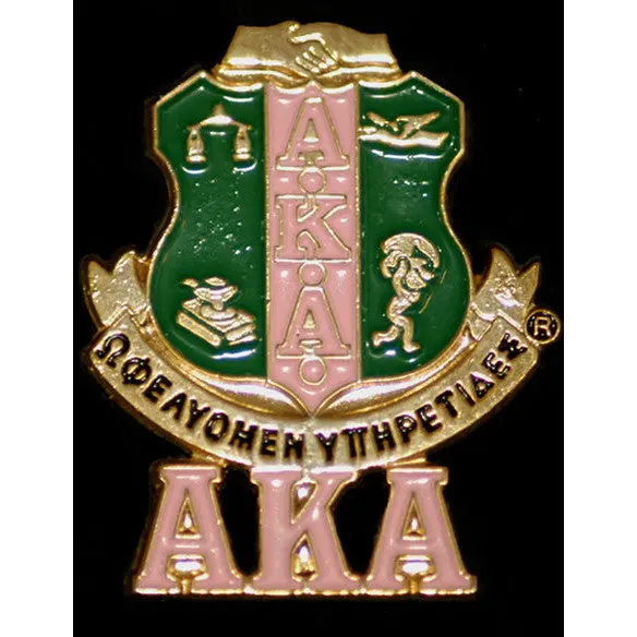 Alpha Kappa Alpha Shield Pin 1