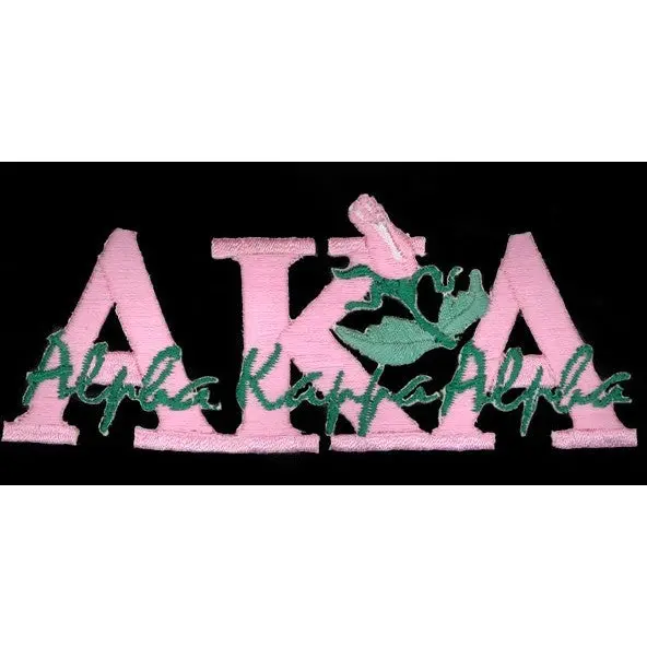 Alpha Kappa Alpha New Image Patch With Rose 2