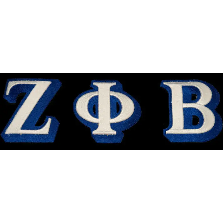 Zeta Phi Beta 3-D Greek Letter Patch 1