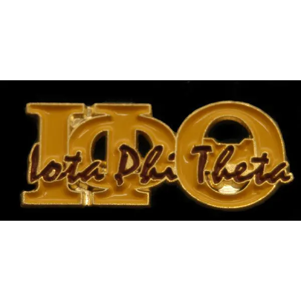 Iota Phi Theta Greek Signature Lapel Pin 1