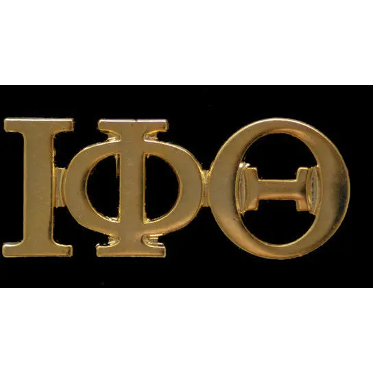 Iota Phi Theta Gold Greek Letter Lapel Pin 1