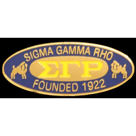Sigma Gamma Rho Oval Founder Pin 1