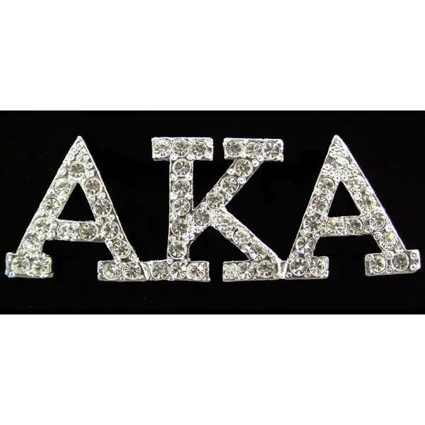 Alpha Kappa Alpha Austrian Crystal Pin 2 1
