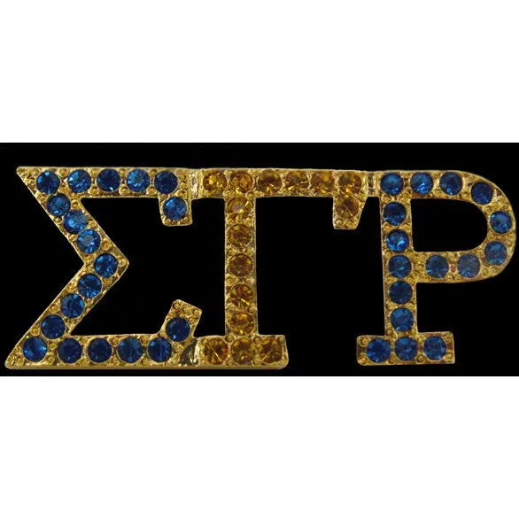 Sigma Gamma Rho Austrian Crystal Pin 3 1