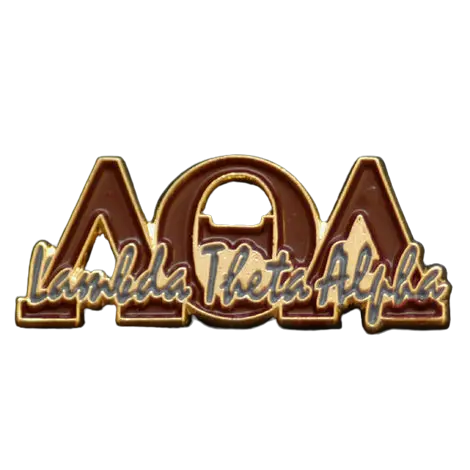 Lambda Theta Alpha Greek Signature Lapel Pin 1