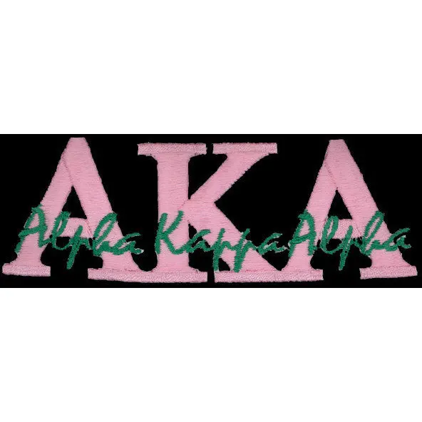 Alpha Kappa Alpha Signature Patch 1