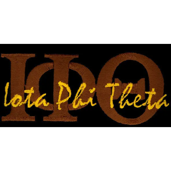 Iota Phi Theta Brown Signature Patch 1