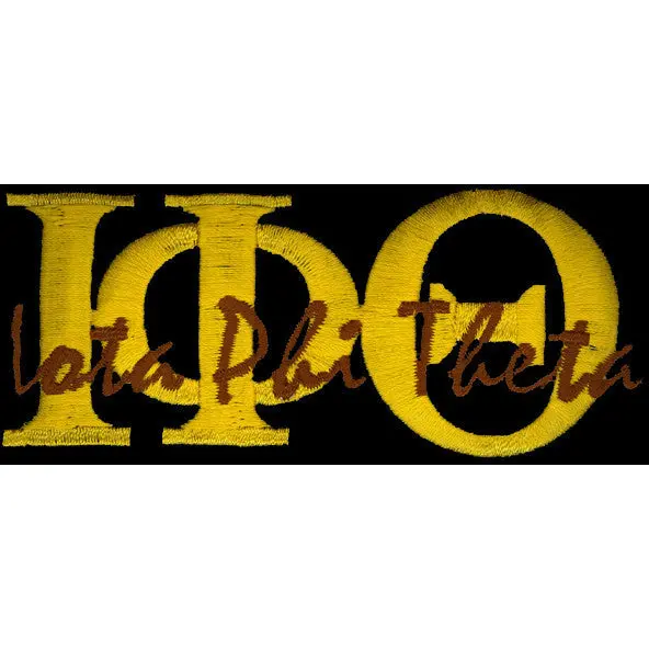 Iota Phi Theta Gold Signature Patch 1