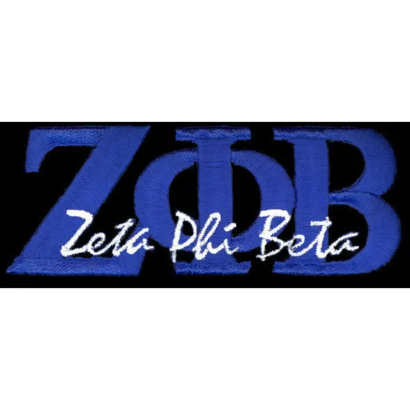 Zeta Phi Beta Signature Patch 1