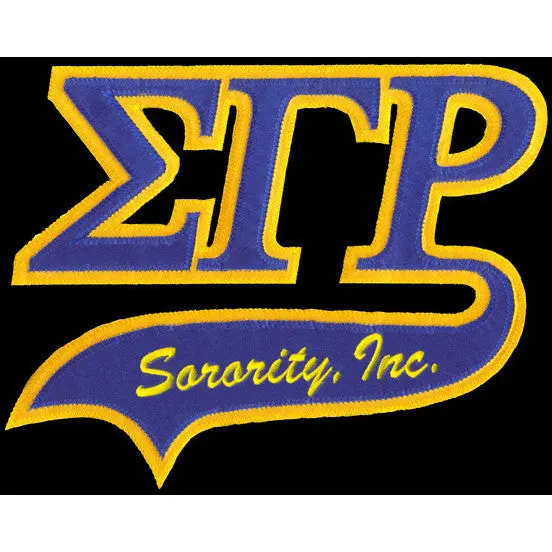 Sigma Gamma Rho Tackle Twill Tail Patch 1