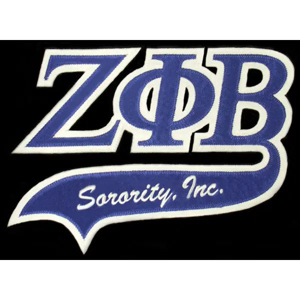 Zeta Phi Beta Tackle Twill Tail Patch 1