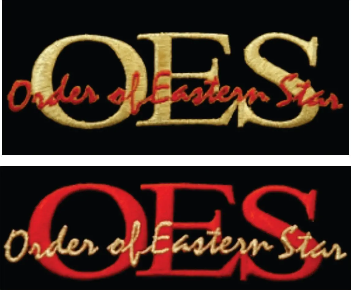 Order Of The Eastern Star Patch 1