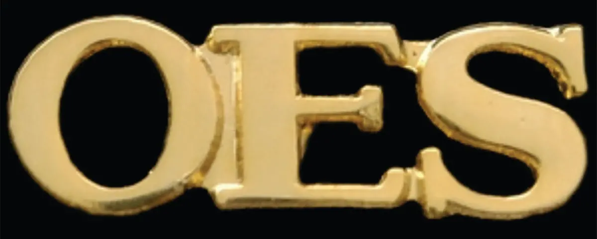 Order Of The Eastern Star Gold Pin 1