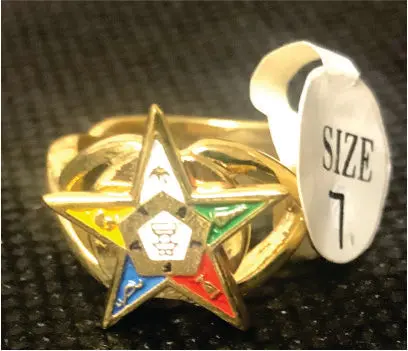 Order Of The Eastern Star Ring 1