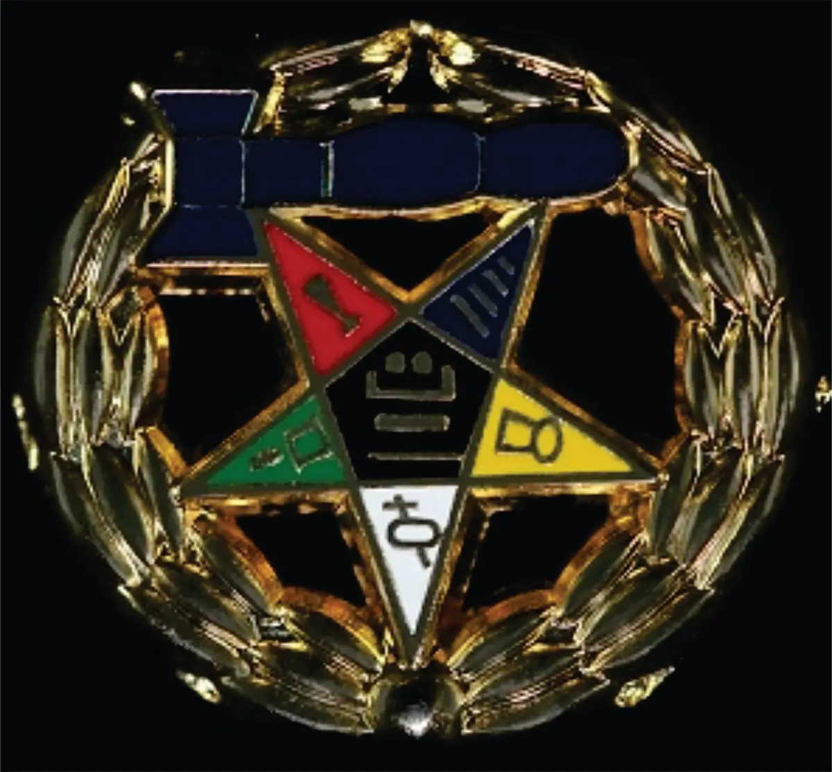Order Of The Eastern Past Matron Lapel Pin 1