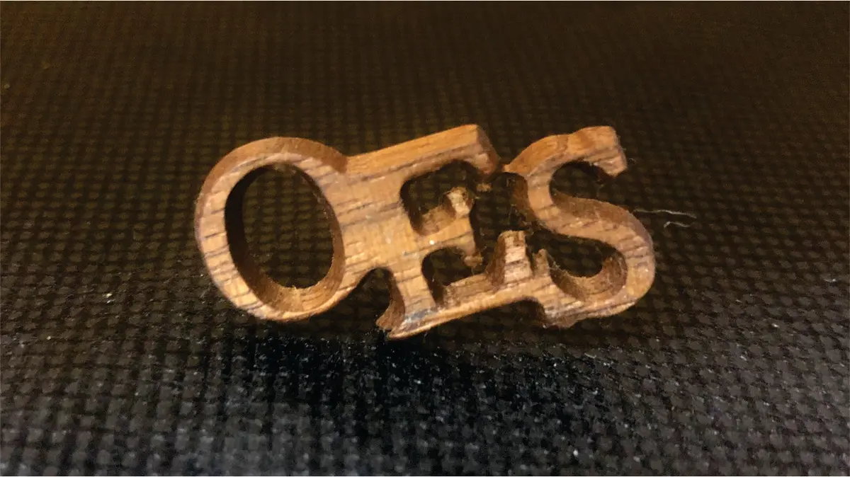 Order Of The Eastern Star Small Wood Pin 1