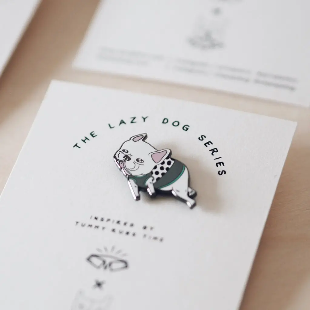 Oh Pop Dog | French Bulldog Pin 1