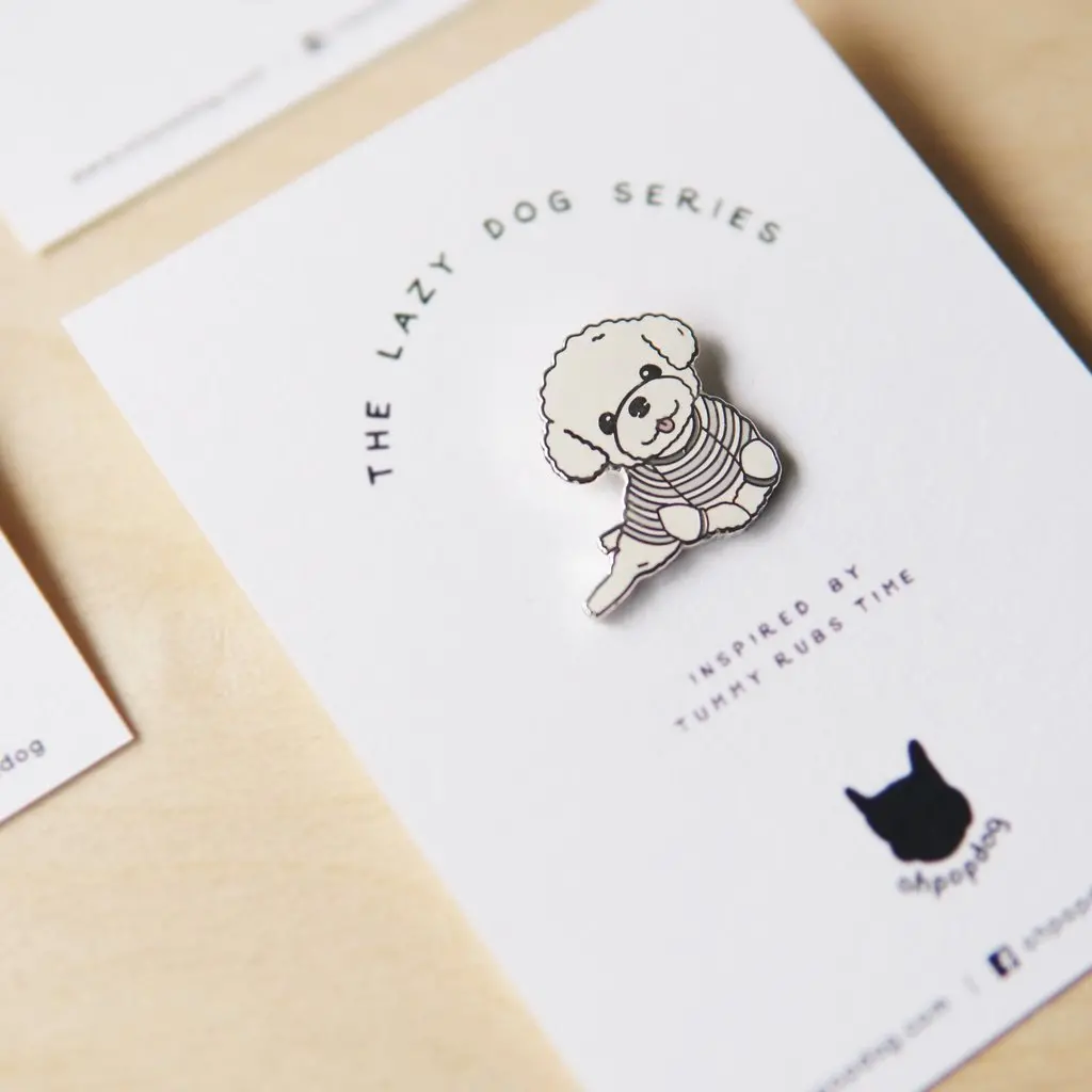 Oh Pop Dog | Poodle Pin 1