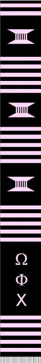 Omega Phi Chi Kente Stole 1