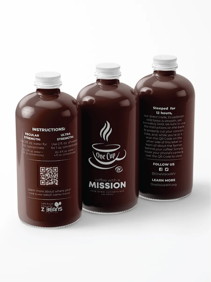 One Cup Coffee & One Voice - Pl: Cold Brew Concentrate - 12Ct 1