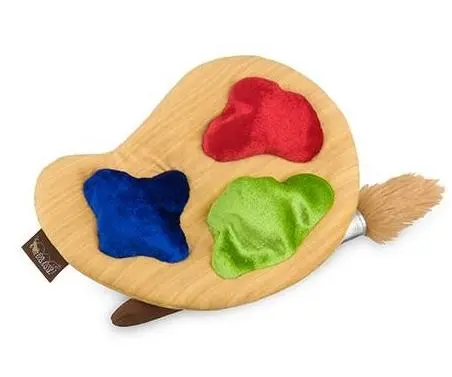 Puppy's Palette Squeaky Plush Dog Toy 1