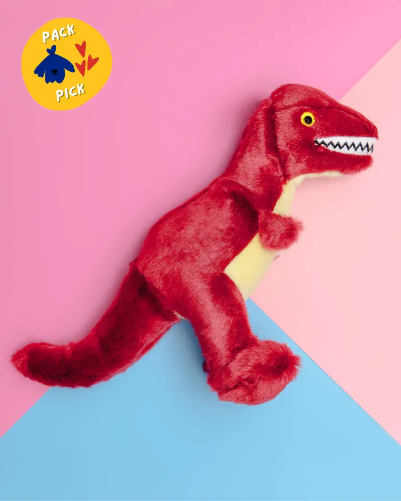 T-Rex Plush Dog Toy 1
