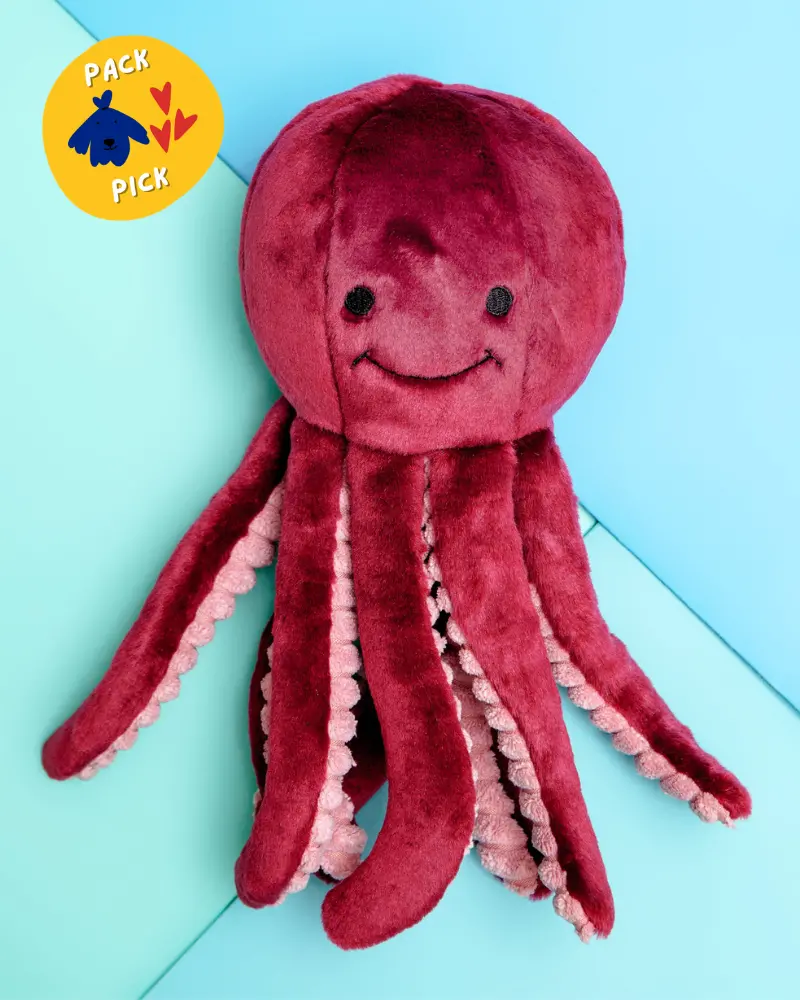 Olympia Octopus Plush Dog Toy 1
