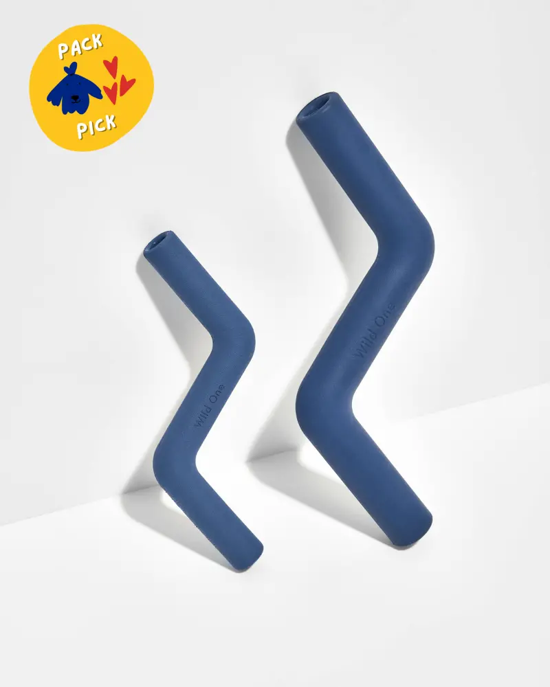 Bolt Bite Dog Toy In Navy 1