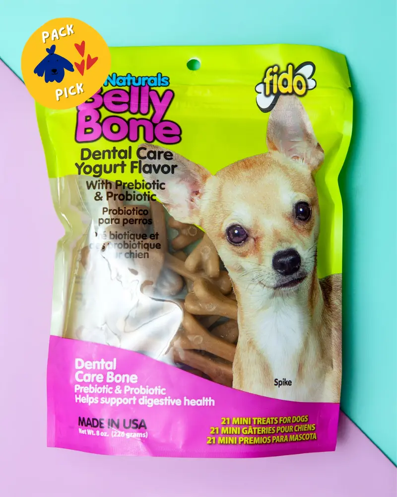 Belly Bones Dog Chews In Yogurt Flavor 1