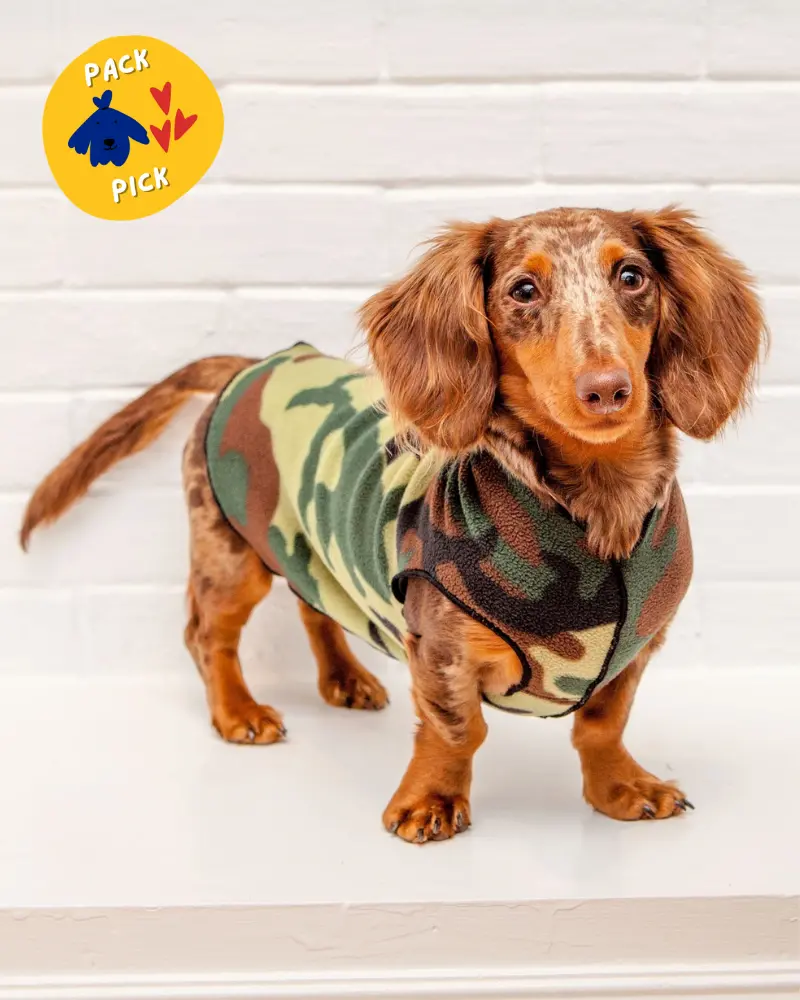 Stretch Fleece Pullover In Modern Camo Print  (Final Sale) 1