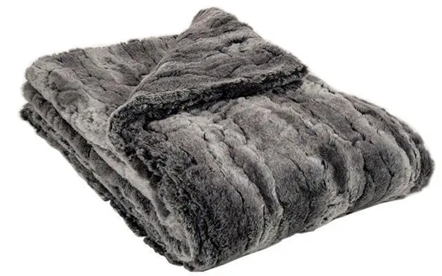 Faux Fur Dog Blanket In Stormy Night 1