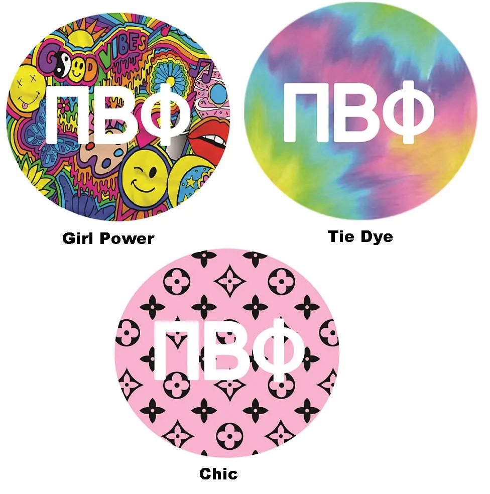 Pi Beta Phi Printed Button Collection 1