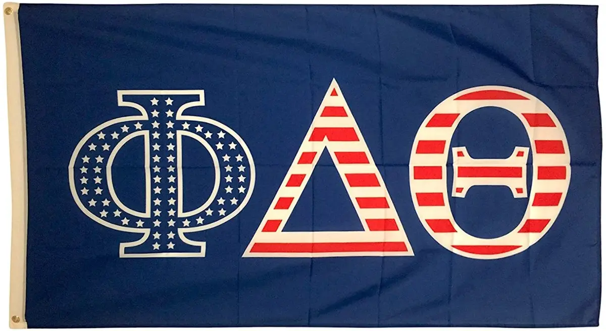 Phi Delta Theta American Flag Letter Flag 1
