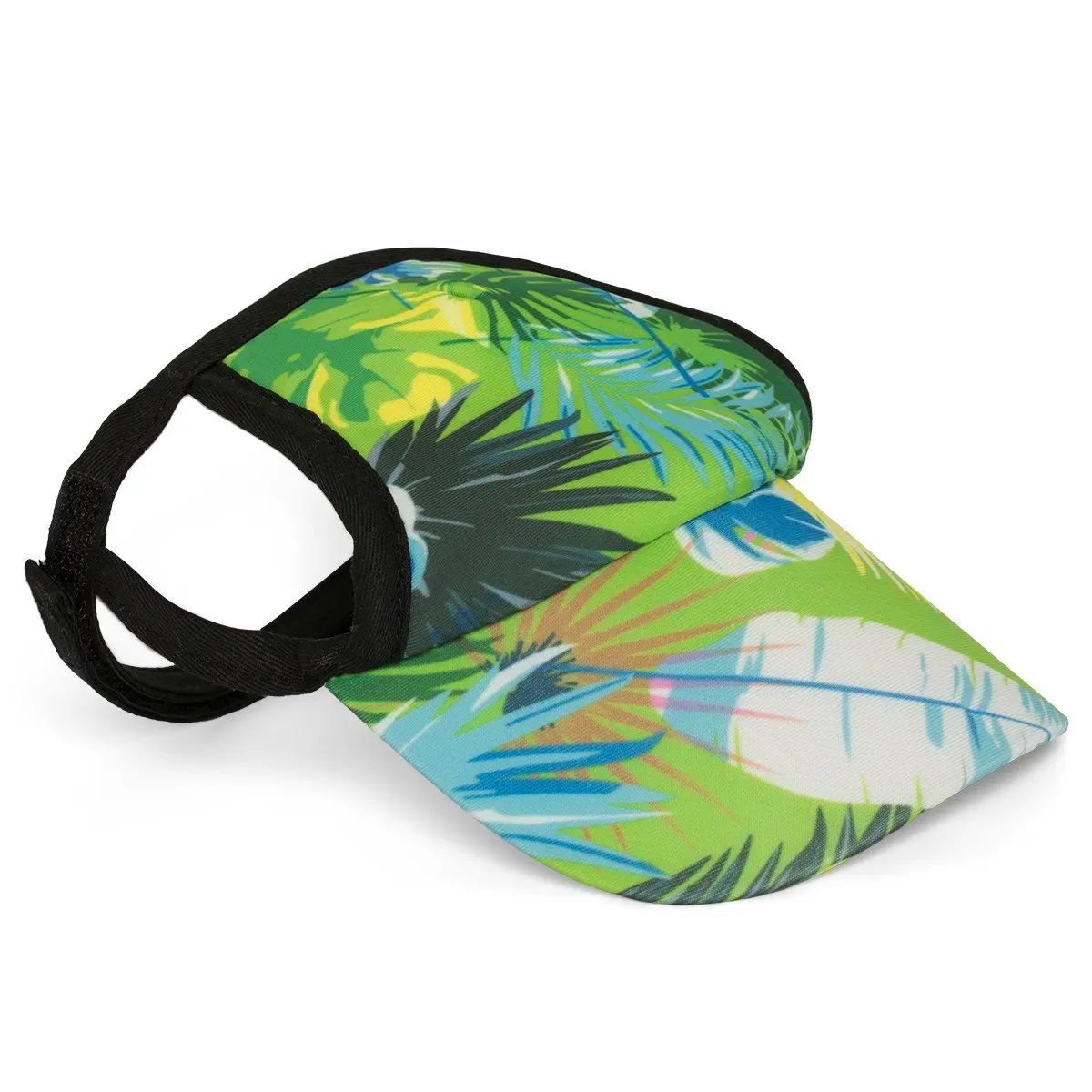 Playa Pup | Dog Visor In Tropical Treasure Green 1