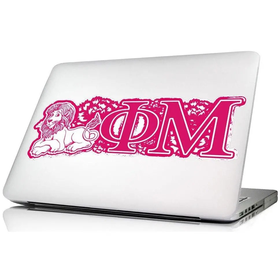 Phi Mu Laptop Skin/Wall Decal 1
