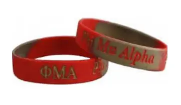 Phi Mu Alpha Silicone Bracelet 1