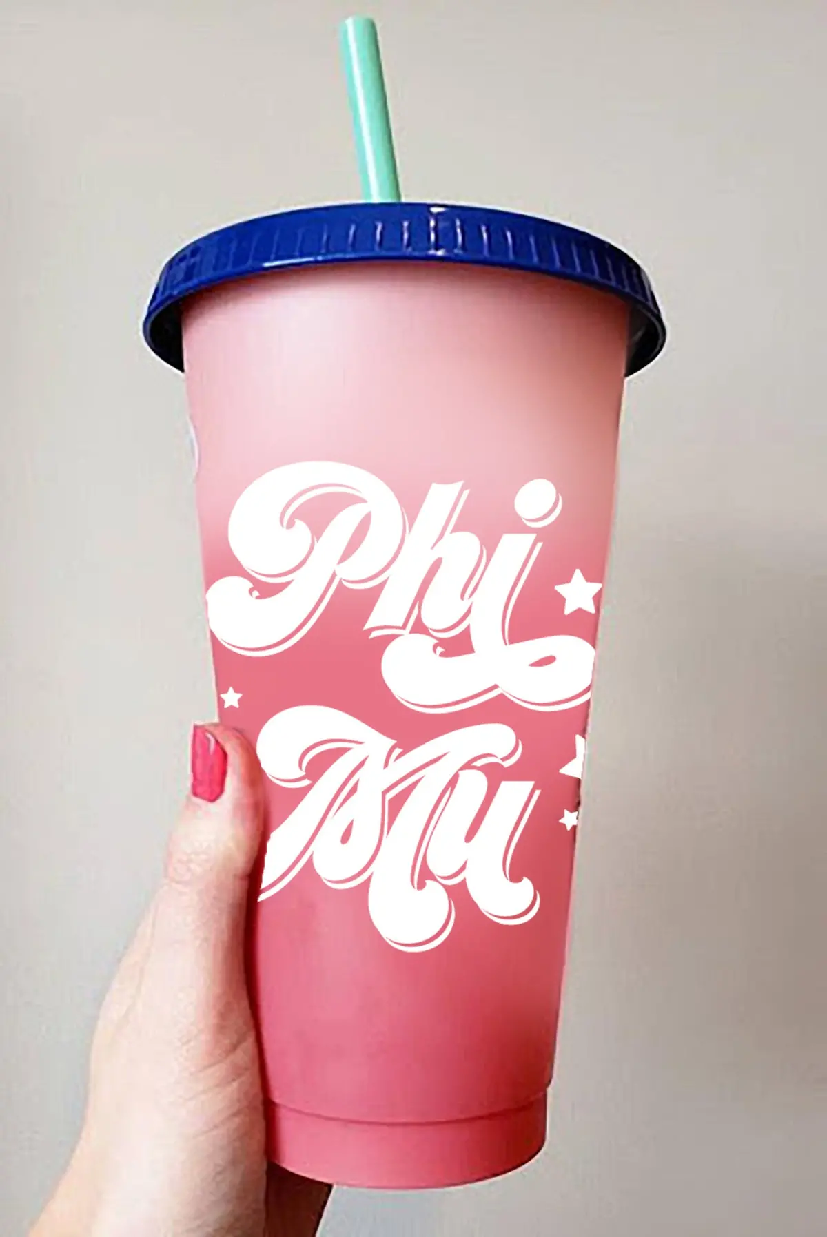 Phi Mu Color Changing Cup 1