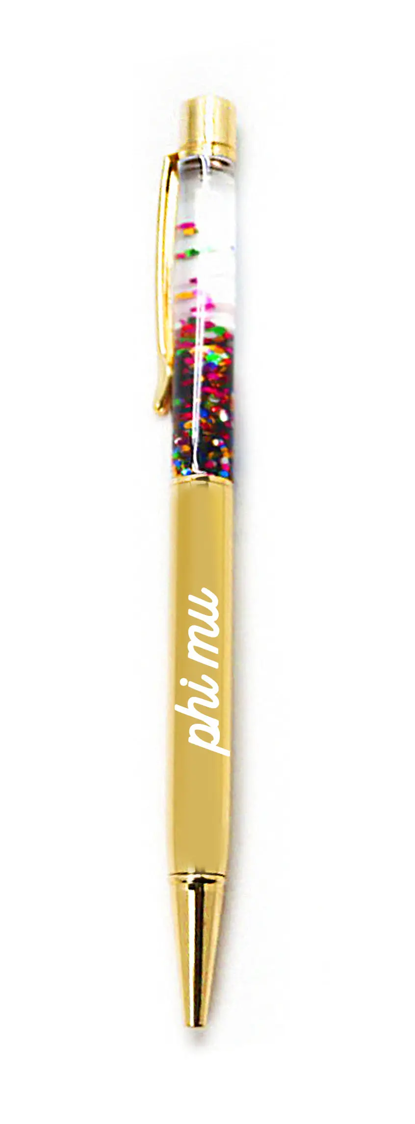 Phi Mu Confetti Pen Set 1