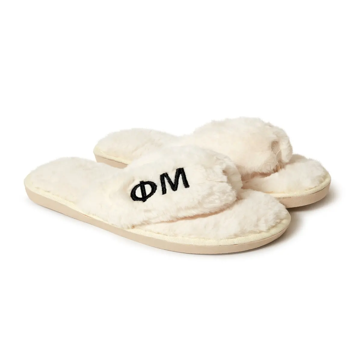 Phi Mu Furry Slippers 1