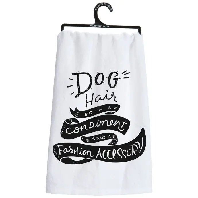 Primitives By Kathy | Dog Hair Dish Towel 1