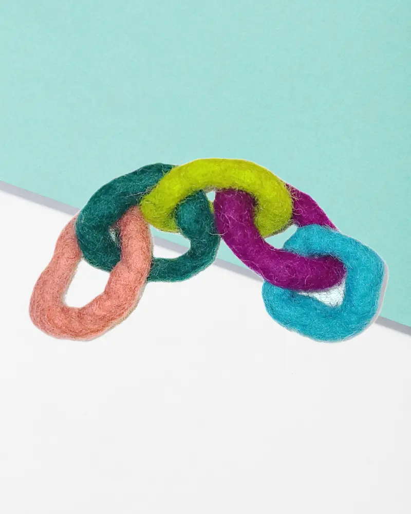 Wool Chain Link Cat Toy 1