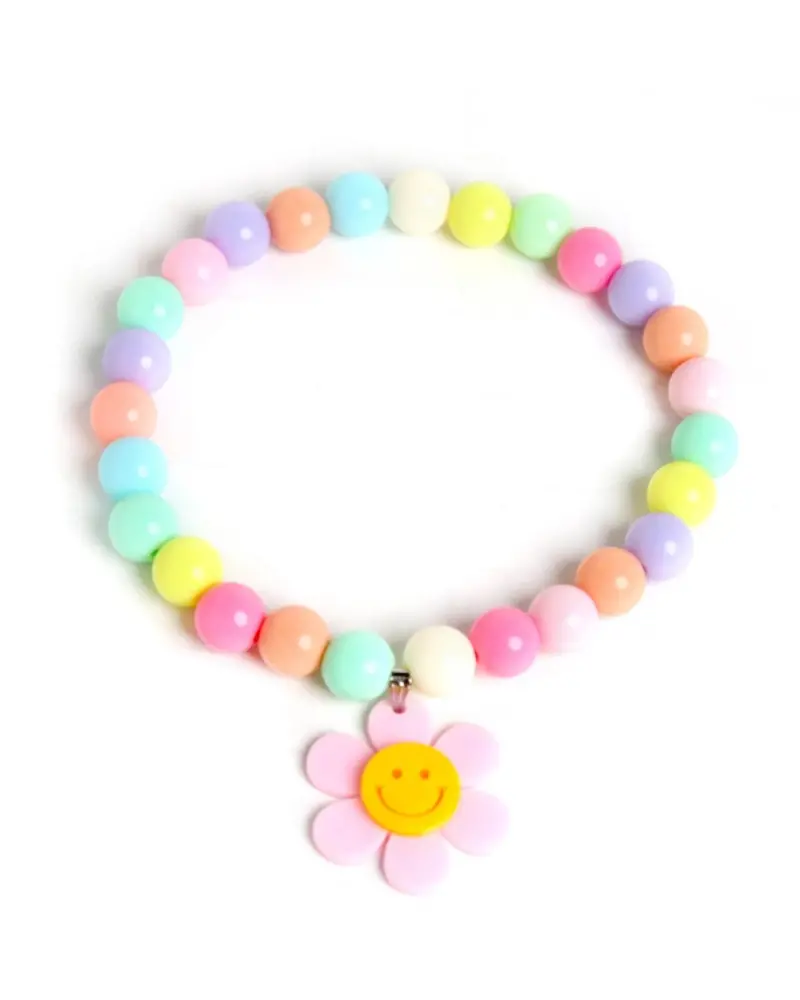 Lavender Smiles Dog Necklace 1